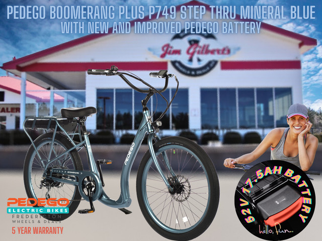 2023 PEDEGO BOOMERANG PLUS 26" STEP THRU P749 in Scooters & Pocket Bikes in Fredericton