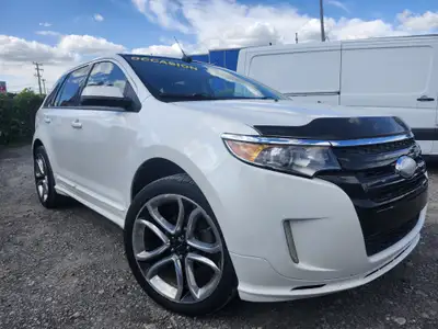 GARANTIE 1 ANS CREDIT DIRECT EN LIGNE AU WWW.AUTO-INTERNET.CA WOW 2013 FORD EDGE SPORT V6 AWD TOUT E...