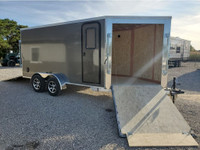  2023 Tow-Tek Trailers 7x25 Drive in/Drive Out aluminum enclosed