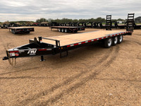 2024 SWS 26' DOW Trailer w/ D/T & Stand Up Ramps (3) 7K Axles