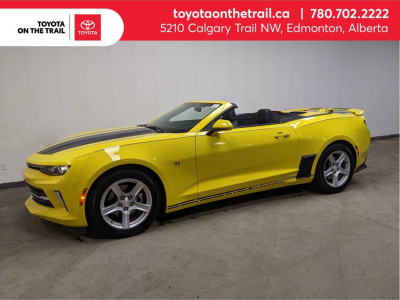 2017 Chevrolet Camaro LT CONVERTIBLE; VERY LOW KM!! LEATHER, REM