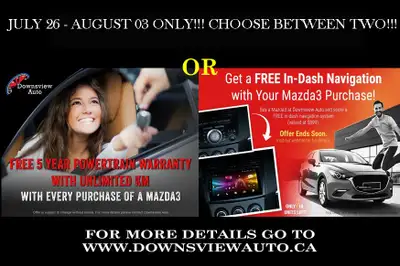 ONCE IN A LIFETIME OFFER!!!! JULY 26 - AUGUST 03 ONLY YOU CAN CHOOSE BETWEEN TWO AMAZING PROMOTIONS!...