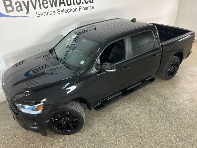 2022 RAM 1500 Sport SPORT/4WD/CREW/22" WHEELS/BLACK/OFF 1 OWN... in Cars & Trucks in Belleville - Image 3