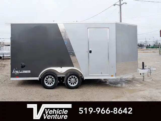 2024 LOOK 7.5X19 AVAL DLX ALUM 12" X HT RAMP SILVER $48/WK OAC in Cargo & Utility Trailers in Oakville / Halton Region - Image 5
