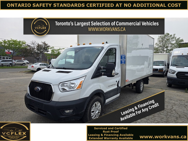 2021 Ford Transit Cargo Van 14Ft Box - Single Rear Wheel Cube Va in Cars & Trucks in City of Toronto