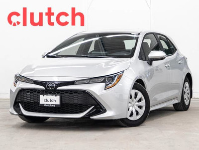 2021 Toyota Corolla Hatchback S w/ Backup Camera, Apple CarPlay,