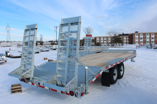2024 N & N RHIJR184G14K 18+4 Flat Deck Trailer in Cargo & Utility Trailers in Trenton - Image 3