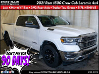  2021 Ram 1500 Laramie - LOW KMs , 6'4" Box, Tow Grp, V8