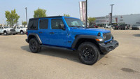 This 2025 JEEP WRANGLER 4-DOOR SPORT has the following options Cloth Low-Back Bucket Seats, Apple Ca... (image 1)