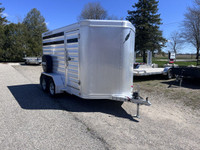2016 Featherlite 6'7in. x 12 x 6'6in. Tall All Aluminum Livestoc