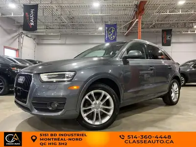 2015 Audi Q3 Tecknic/AWD/AC/CUIR/TOIT PANO/CAMERA/MAGS/GR ELECT/1 SEUL PROPRIÉTAIRE !!! 5151 BOULEVA...