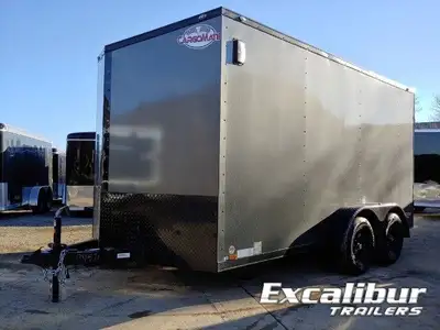 *** INCLUDES FREIGHT & PDI Just Add Taxes 7 X 14 Venom Fully Loaded Tandem Axle Enclosed Cargo Trail...