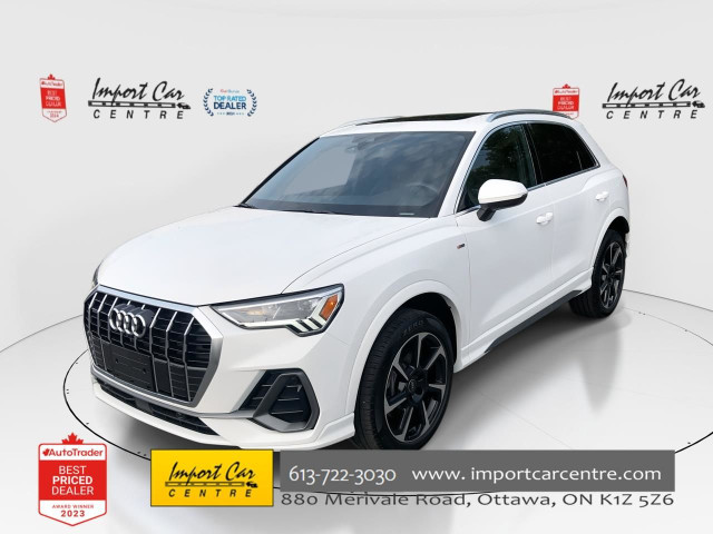 2024 Audi Q3 45 Technik LIKE NEW!! LEATHER, PANO.ROOF, NAVI,... in Cars & Trucks in Ottawa