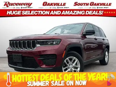 2022 JEEP GRAND CHEROKEE LAREDO 4X4 Velvet Red Pearl Global Black Interior 3.6L V6 Engine - Luxury T...