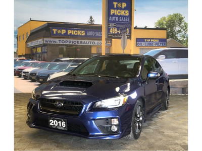  2016 Subaru WRX 6 Speed Manual, Accident Free, Only 48,000 Kms!