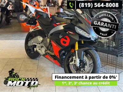 APRILIA RS660 2025 Moteur 2 cylindres en ligne 659cc à injection produisant 100hp 6 vitesses Quick s...