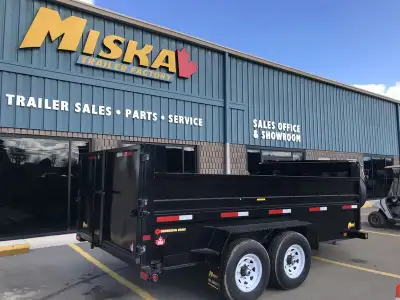 Miska Roofing Contractor Heavy Duty Dump Trailers - Proudly Made in Hamilton, Ontario, Canada 7 Ton...