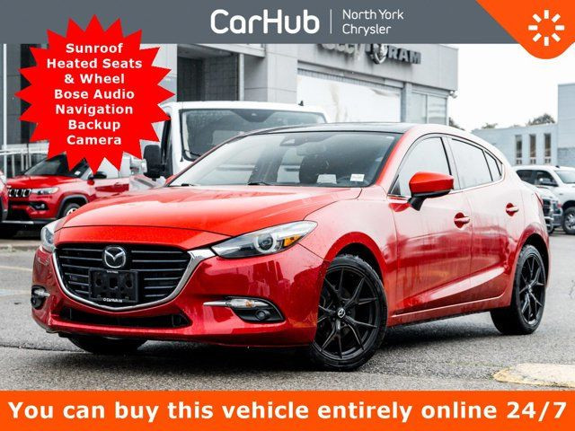 2017 Mazda Mazda3 GT Sunroof Heated Seats & Wheel Bose Audio in Cars & Trucks in City of Toronto