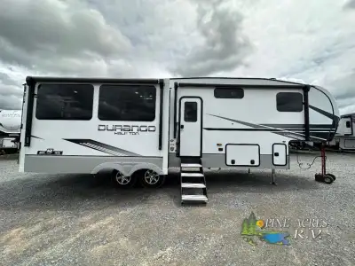 KZ Durango Half-Ton fifth wheel D283RLT highlights: Large Pantry Flip-Up Solid Steps Rear Living Are...