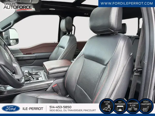 2022 Ford F-150 LARIAT 4X4, CUIR, TOIT PANORAMIQUE in Cars & Trucks in City of Montréal - Image 11