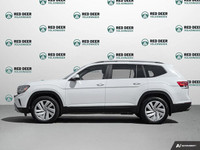Experience the power and elegance of the 2021 Volkswagen Atlas Highline in a stunning white finish w... (image 3)