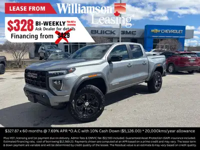 2023 Grey GMC Canyon ElevationOdometer is 5231 kilometers below market average!Apple Carplay & Andro...