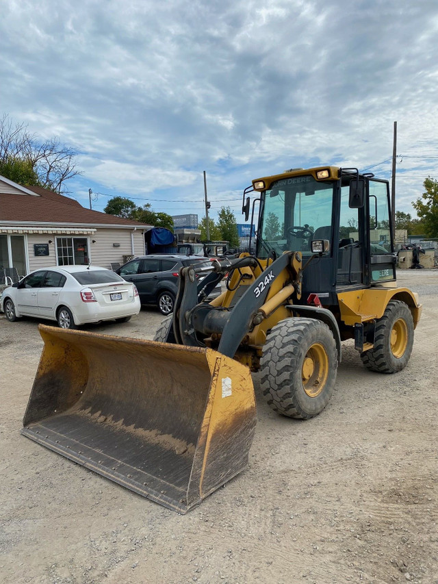 2016 JOHN DEERE 324K WHEEL LOADER FOR SALE - INCLUDES SNOW PLOW in Heavy Equipment in Hamilton