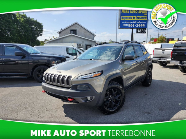 Jeep Cherokee Trailhawk cuir 4x4 2018 à vendre in Cars & Trucks in Laval / North Shore