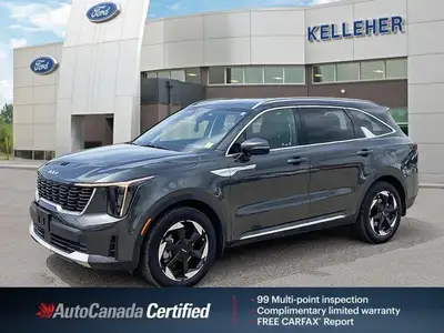 Experience the sleek style and impressive fuel efficiency of this 2025 Kia Sorento Hybrid EX, boasti...