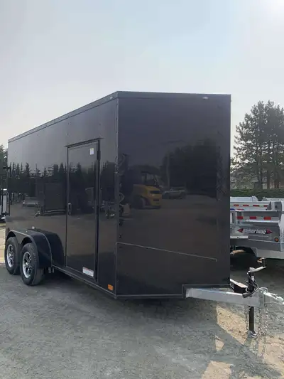 sell cargo trailer enclosed trailer remorque trailer fermé no- galvanize + also some utility galvani...