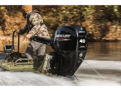 2022 Mercury Marine 40 ELPT 4S EFI Mercury 40hp ELPT 4s avec moin de 10 hrs. Utiliser une seule fois...