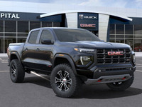 This 2025 GMC Canyon in Onyx Black is equipped with 4WD and Turbocharged Gas I4 2.7L/ engine. The GM... (image 6)