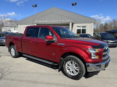 2016 Ford F-150 LARIAT CREW CAB 3.5L ECOBOOST 4X4 FULL ÉQUIPE 50