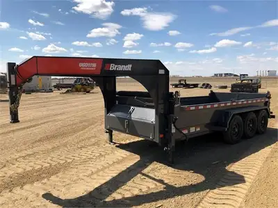 Brandt Work Ready 8 and 11 Ton, 14’ or 16’ Dump Trailer Model: UBD814 / UBD816 / UPD1116 / UGD1116 S...