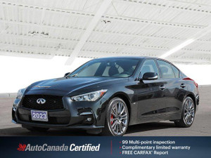 2023 Infiniti Q50 Red Sport I-LINE | AWD | Leather | Navigation