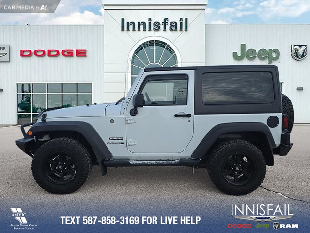 2018 Jeep Wrangler JK Sport 6-Speed Manual Transmission! Low... in Cars & Trucks in Red Deer - Image 4