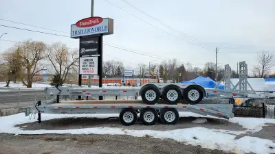 IN-STOCK or CUSTOM BUILT Premium Galvanized Duratrail Equipment Trailers from Trailerworld! Give us...