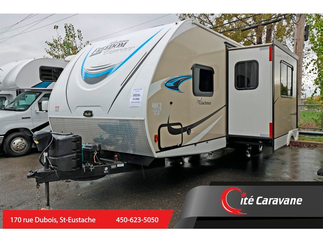  2019 Coachmen Freedom Express 257BHS + Laveuse + Generatrice +  in Travel Trailers & Campers in Laval / North Shore