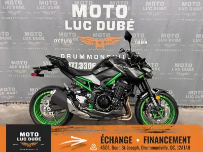 Kawasaki Z900 ABS 2023 SEULEMENT 9 302 KM MOTO IMMATRICULÉE RÉGULIÈRE À LA SAAQ FREINS ABS NOUS OFFR...
