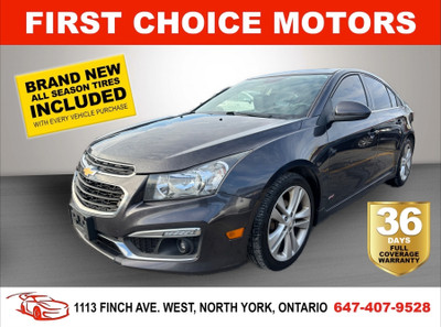 2016 CHEVROLET CRUZE LIMITED RS ~AUTOMATIC, FULLY CERTIFIED WITH