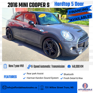 2016 MINI Cooper Hardtop - FULLY LOADED TURBOCHARGED
