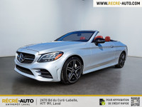 CONVERTIBLE TOIT SOUPLE MAGS AMG PACKAGE CUIR ROUGE ACCÈS ET DÉMARRAGE SANS CLÉ NAVIGATION COMMANDES... (image 1)