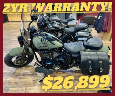 2025 Super Chief Dark Horse - 2YR WARRANTY! PAYMENTS LOW AS $150 BIWKLY! Introducing the 2025 Super...