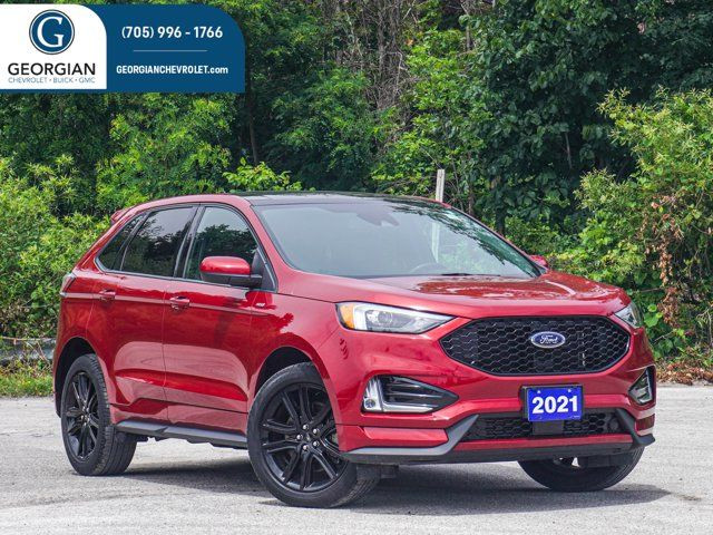 2021 Ford Edge ST Line- Pano Roof - Heated Seats / Steering in Cars & Trucks in Barrie