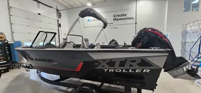 Check out our 2023 20 XTR Troller powered by a Mercury 150 XL Pro XS FourStroke. This is a Specials...