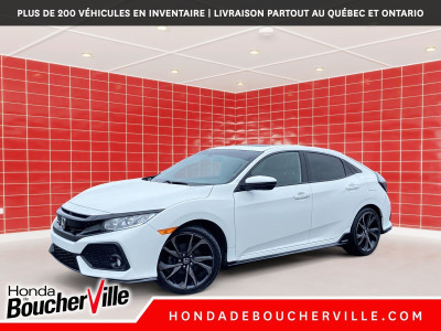 2018 Honda Civic Hatchback Sport MANUELLE, BAS KILOMETRAGE, JAMA