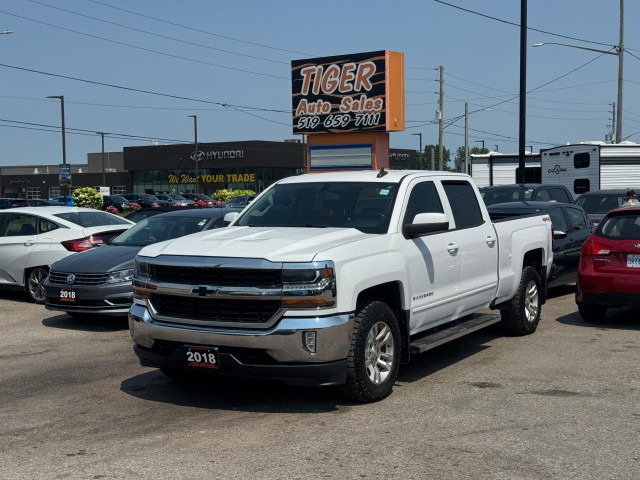 2018 Chevrolet Silverado 1500 LT, 4X4, CREW CAB, TOPPER, 5.3L V8 in Cars & Trucks in London