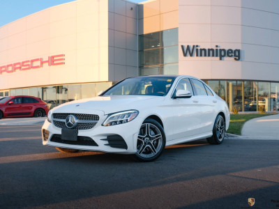 2020 Mercedes-Benz C-Class C 300 AWD w/Carplay/Nav/Leather/Sprt 