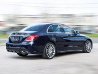 2015 Mercedes Benz C-400 Dark Blue Interior on White Interior comes with Navigation and Back up Came... (image 3)