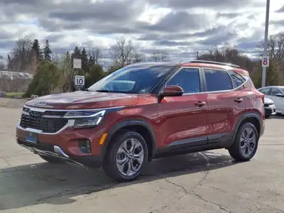 Check out this certified 2025 Kia Seltos EX AWD | Leather | Sunroof | Heated Steering + Seats | CarP...